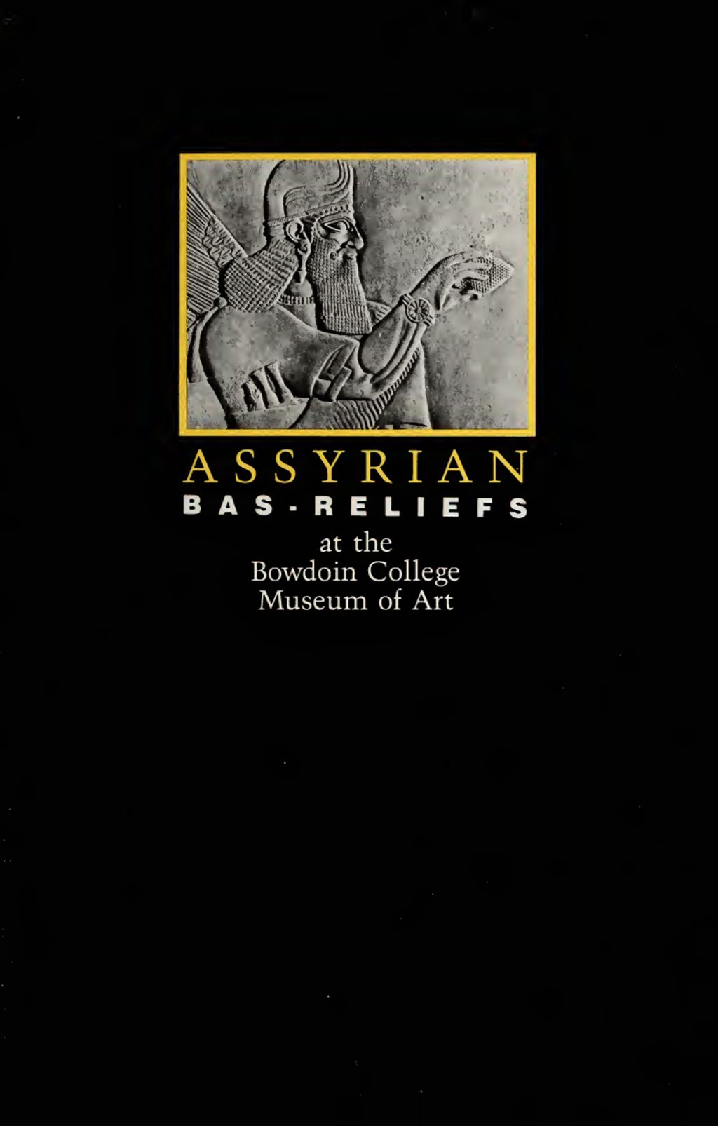 Miniature of Assyrian Bas-reliefs at the Bowdoin College Museum of Art