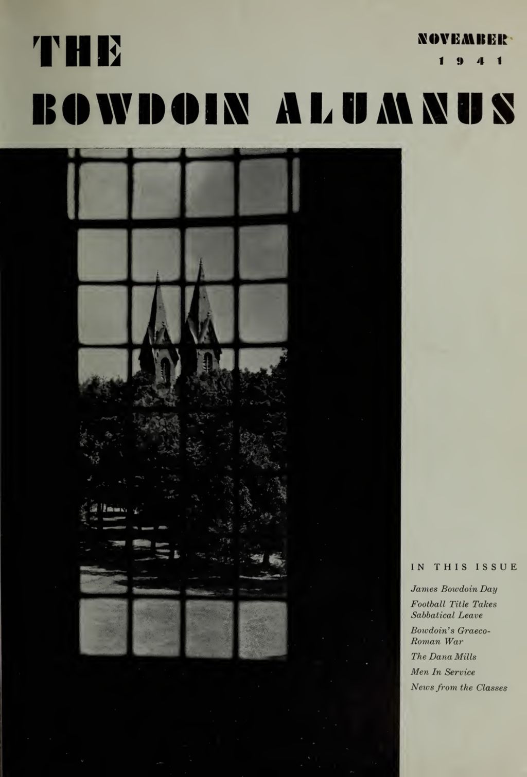 Miniature of Bowdoin Alumnus Volume 16 (1941-1942)