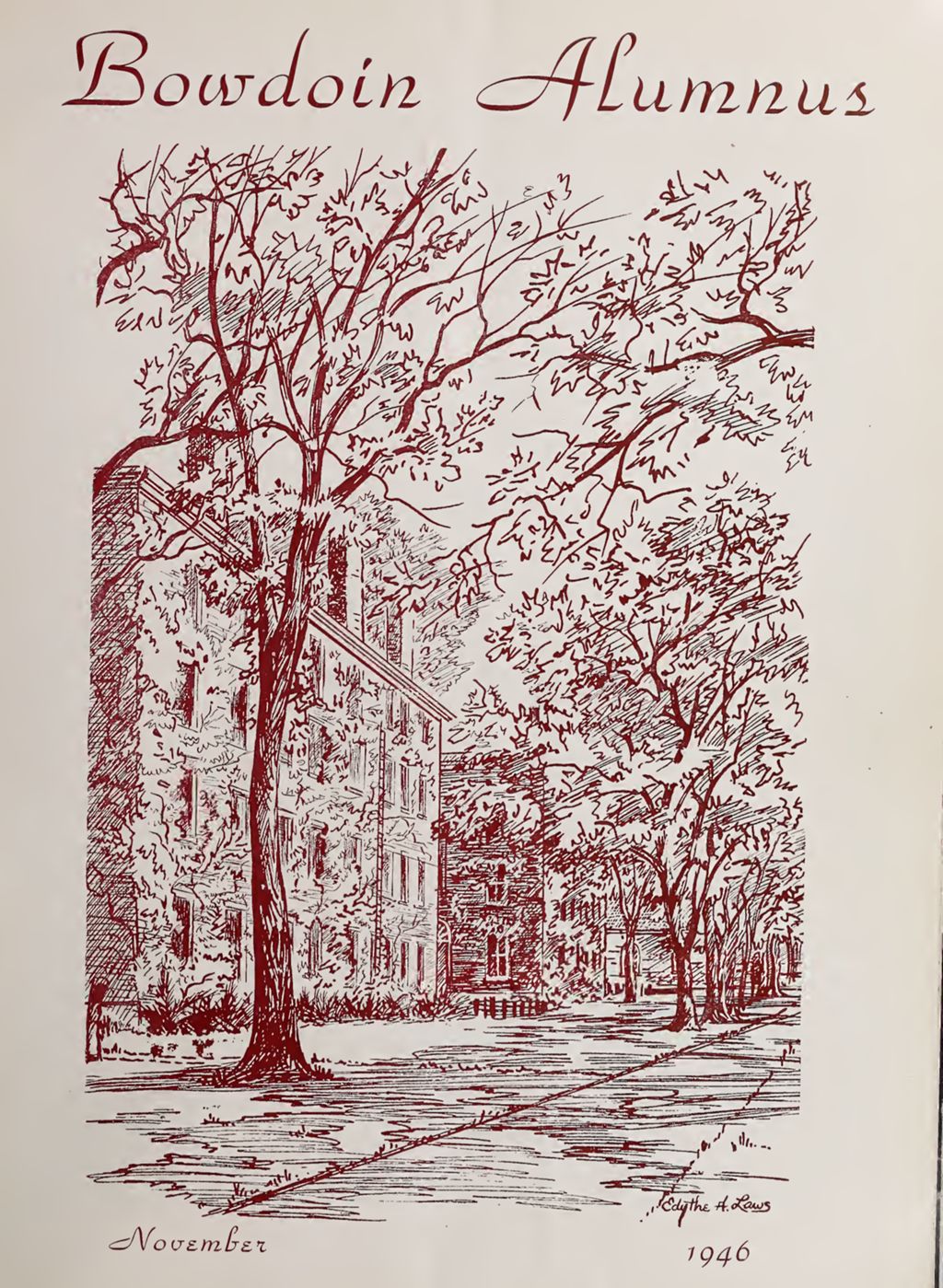 Miniature of Bowdoin Alumnus Volume 21 (1946-1947)