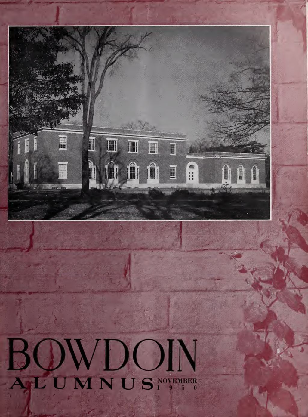 Miniature of Bowdoin Alumnus Volume 25 (1950-1951)