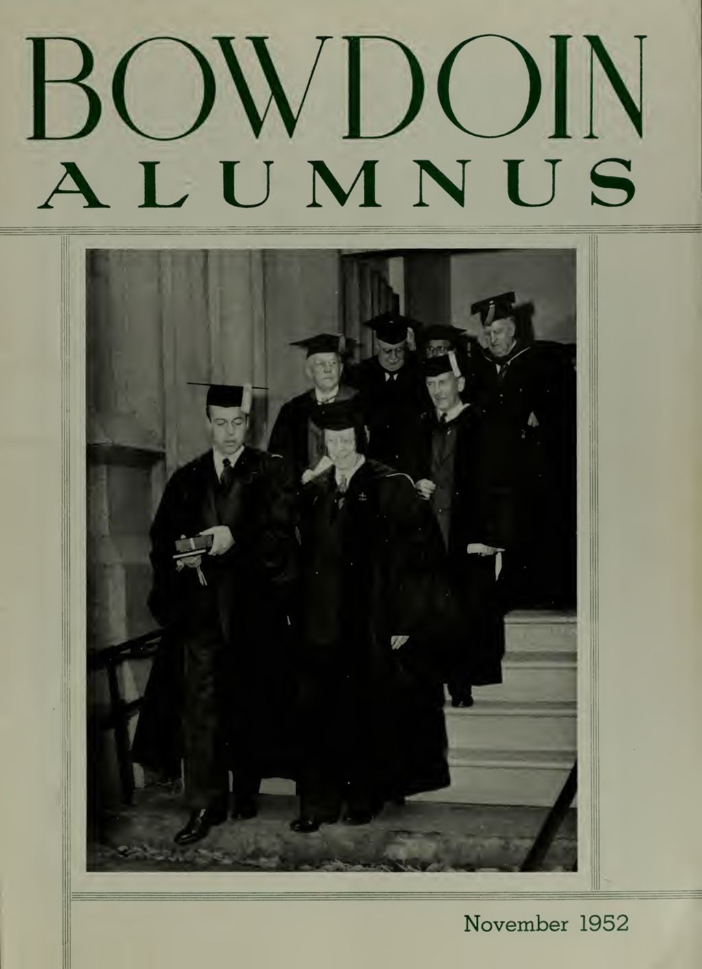 Miniature of Bowdoin Alumnus Volume 27 (1952-1953)