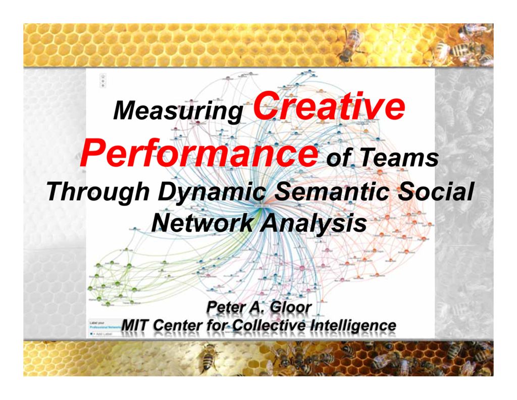 Miniature of Measuring Creative Performance of Teams Through Dynamic Semantic Social Network Analysis