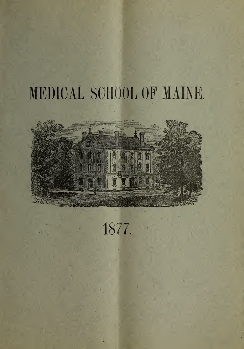 Miniature of Bowdoin College Catalogue (1876)