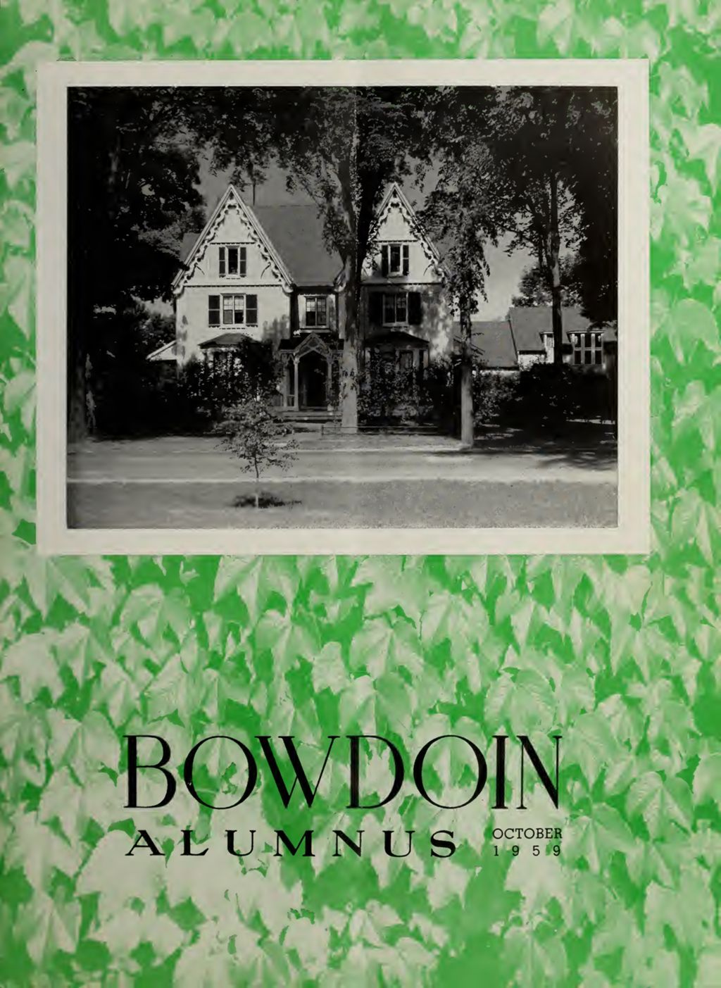 Miniature of Bowdoin Alumnus Volume 34 (1959-1960)