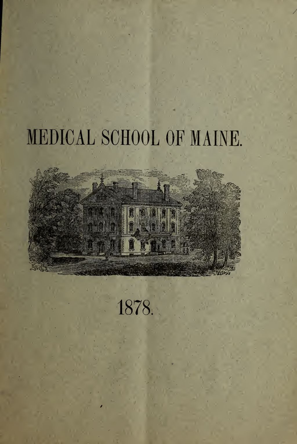 Miniature of Bowdoin College - Medical School of Maine Catalogue  (1878)