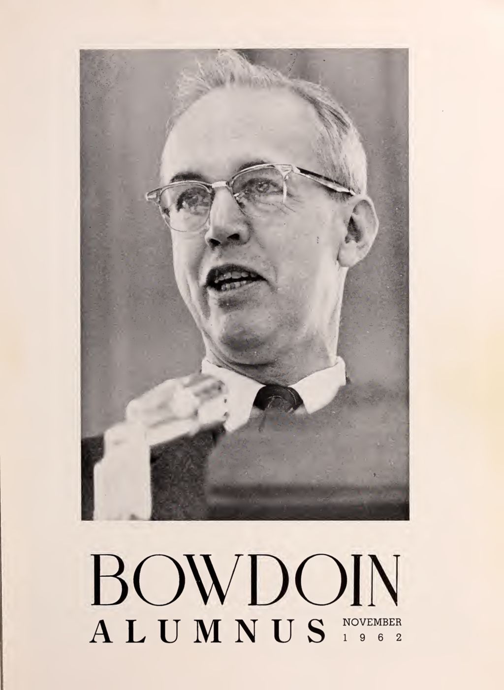 Miniature of Bowdoin Alumnus Volume 37 (1962-1963)