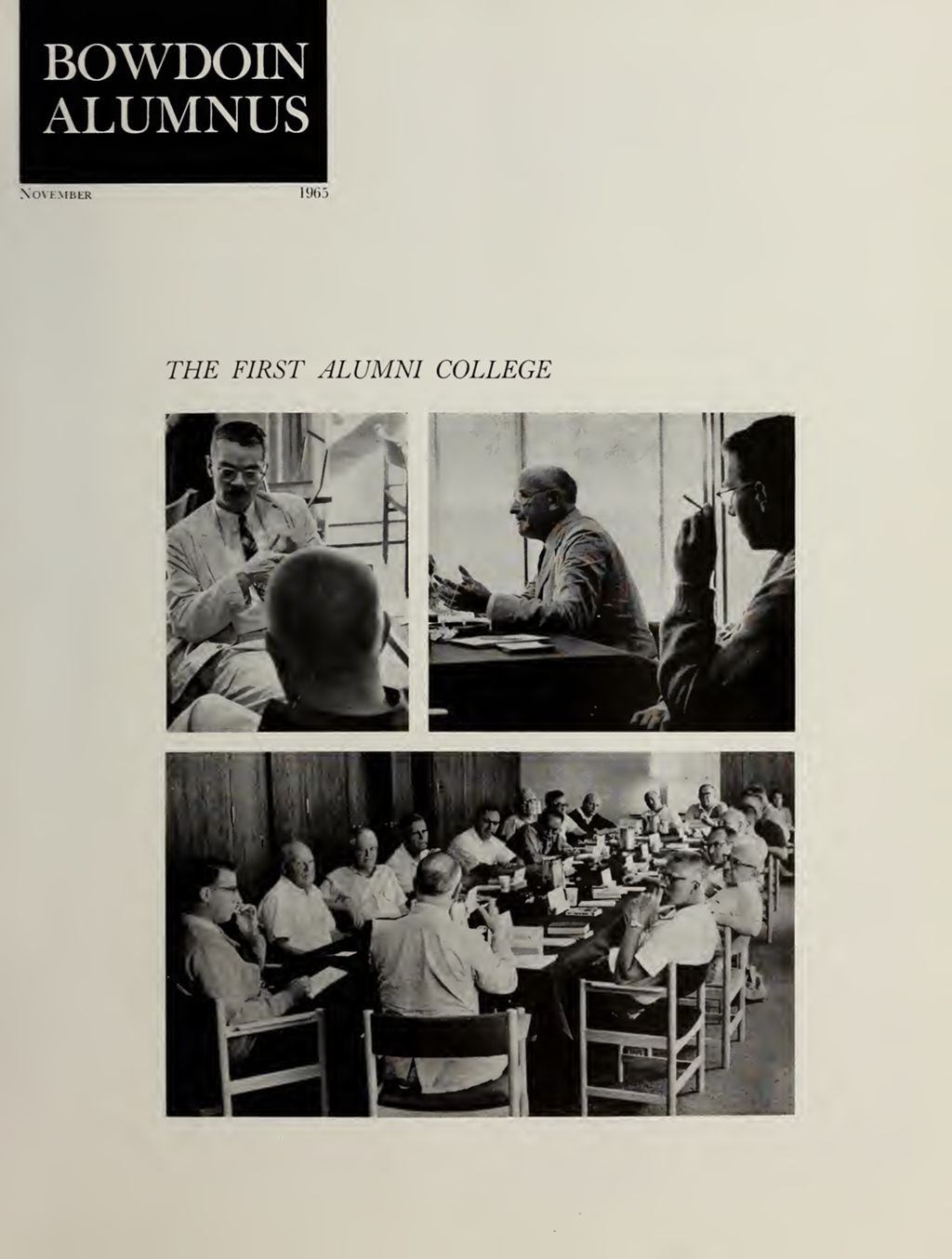 Miniature of Bowdoin Alumnus Volume 40 (1965-1966)