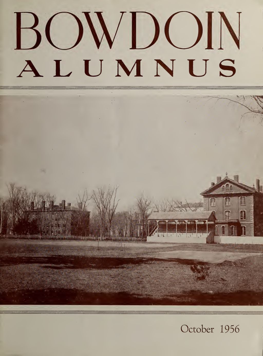 Miniature of Bowdoin Alumnus Volume 31 (1956-1957)