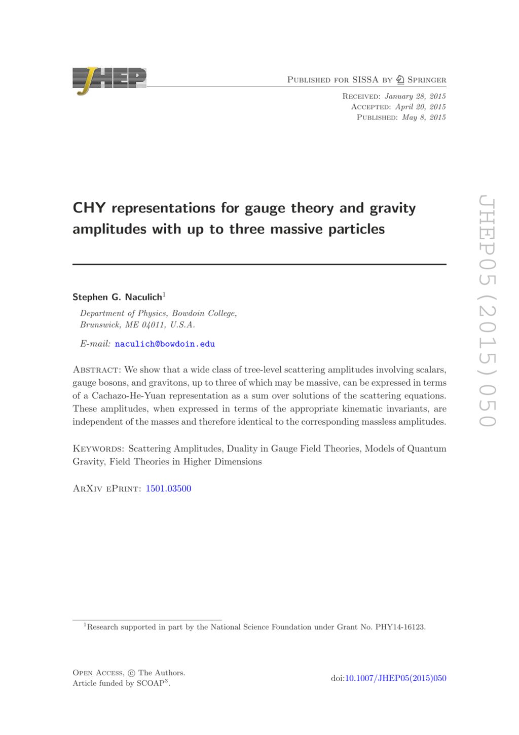 Miniature of CHY representations for gauge theory and gravity amplitudes with up to three massive particles