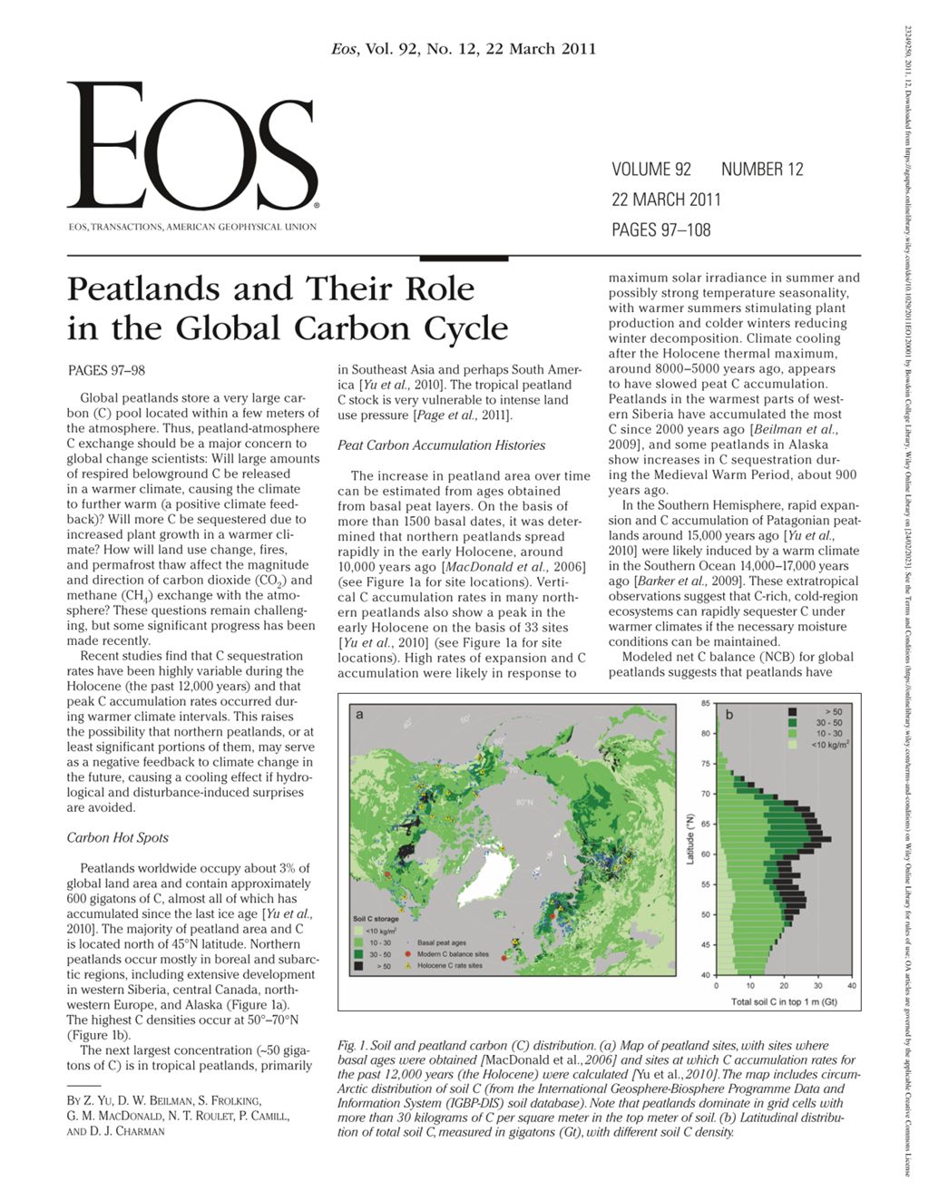 Miniature of Peatlands and their role in the global carbon cycle