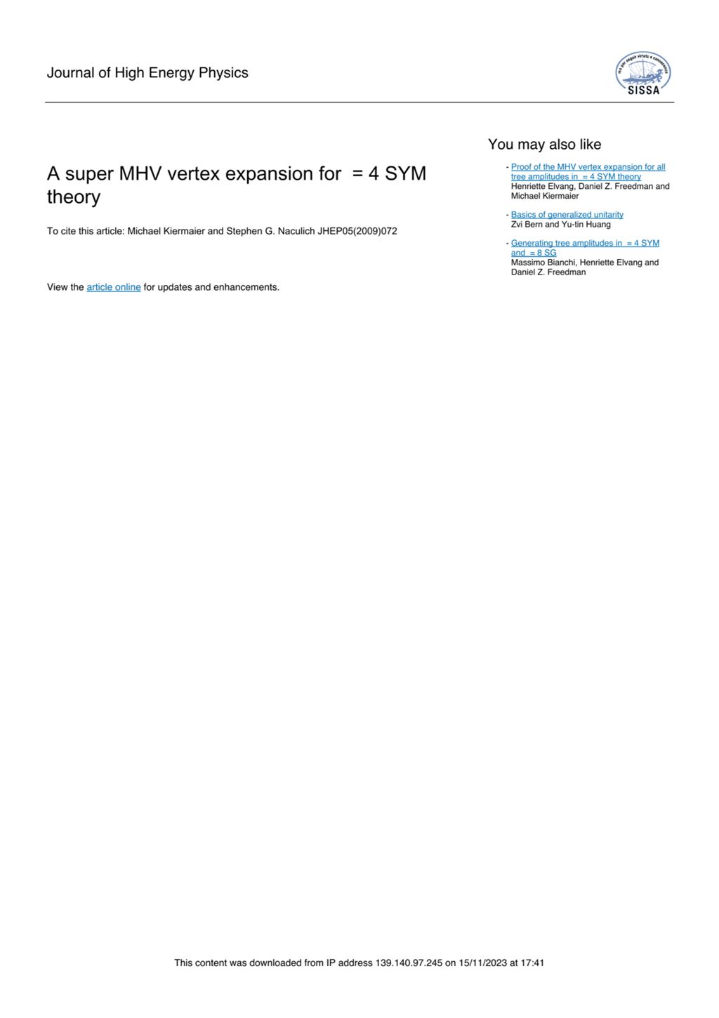 Miniature of A super MHV vertex expansion for n=4 SYM theory