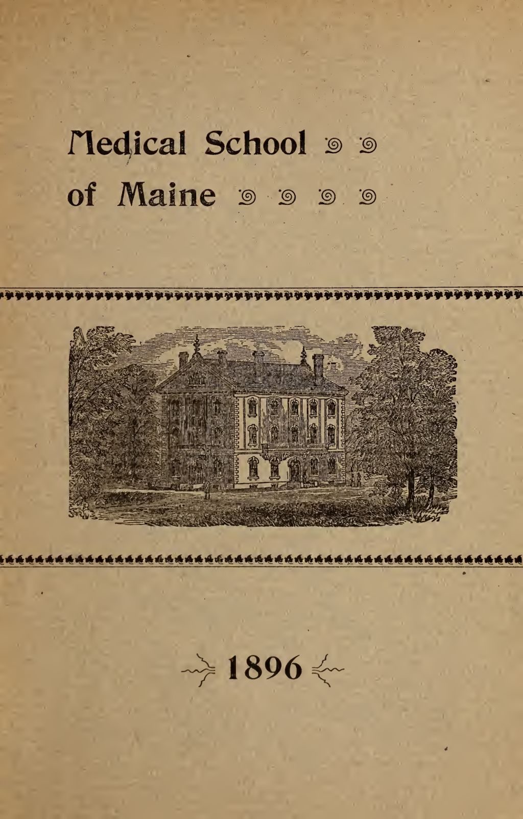 Miniature of Bowdoin College - Medical School of Maine Catalogue  (1896)