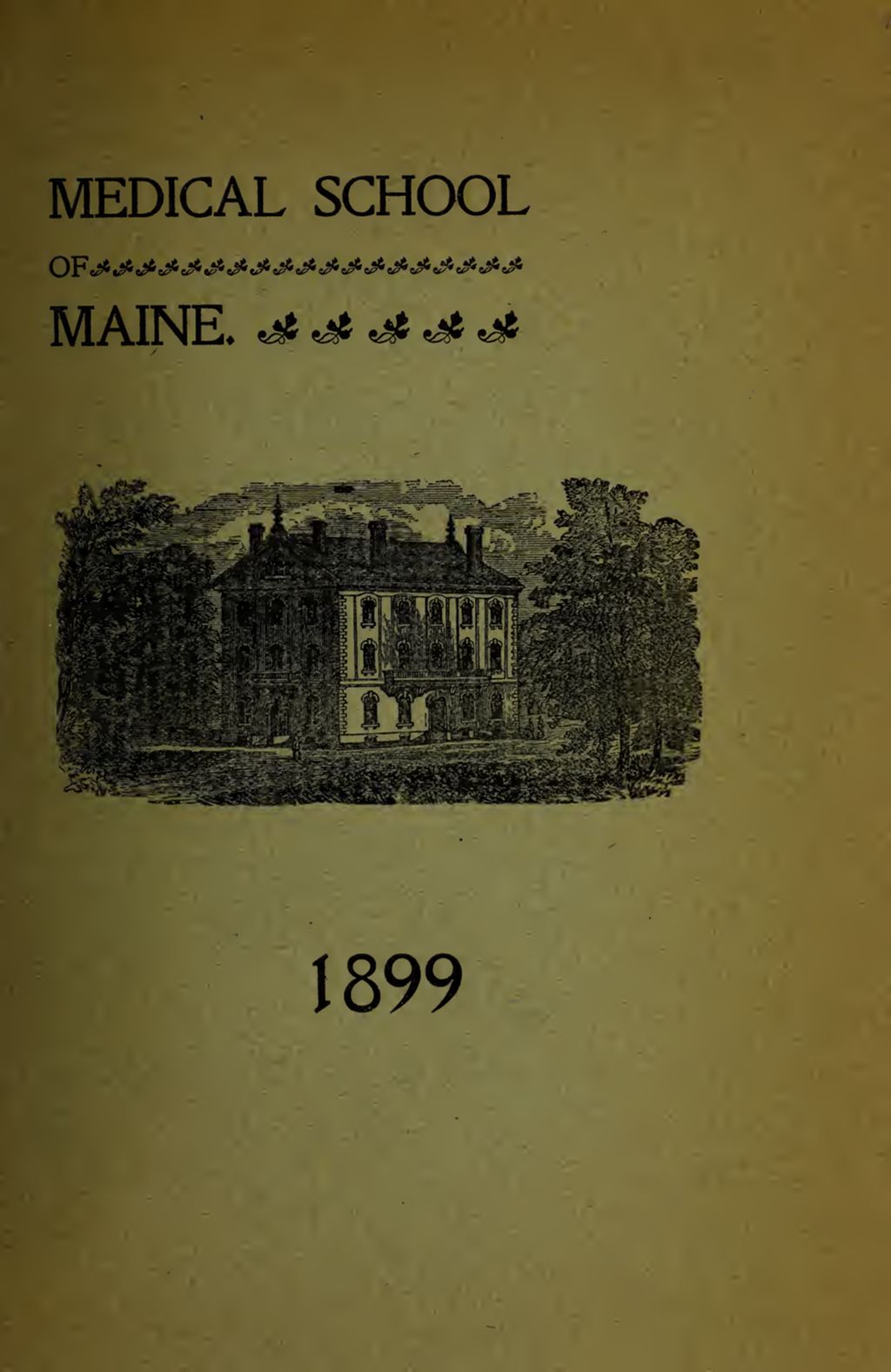 Miniature of Bowdoin College - Medical School of Maine Catalogue  (1899)