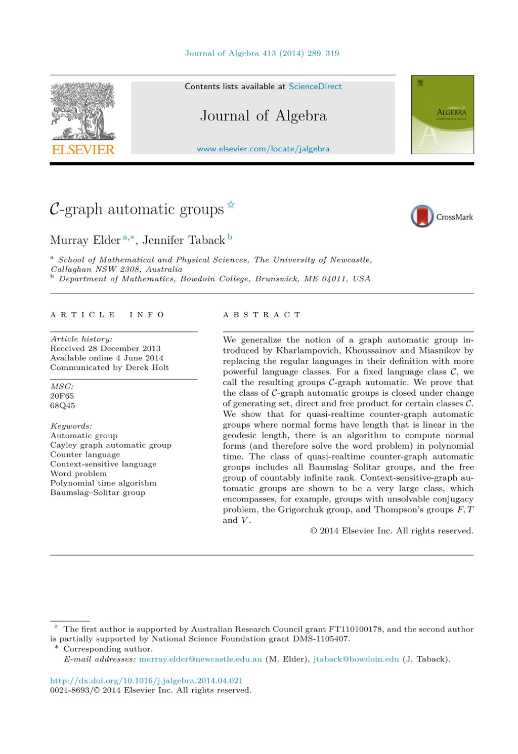 Miniature of C-graph automatic groups