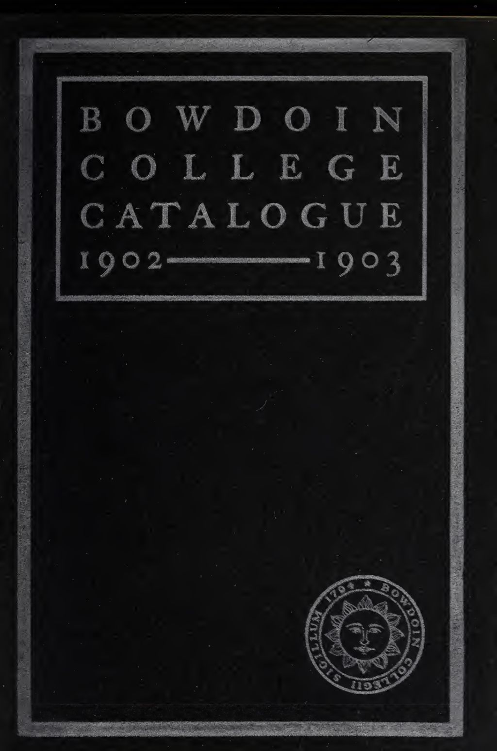 Miniature of Bowdoin College Catalogue (1902-1903)