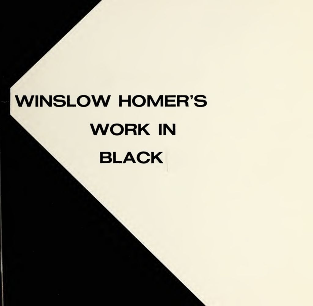 Miniature of Winslow Homer's Work in Black and White: Selected Works from the Bowdoin College Museum of Art