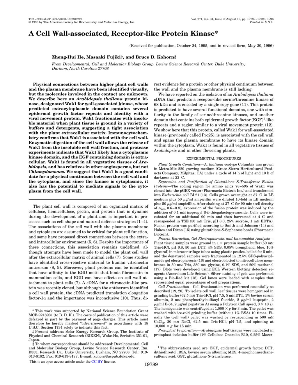 Miniature of A cell wall-associated, receptor-like protein kinase