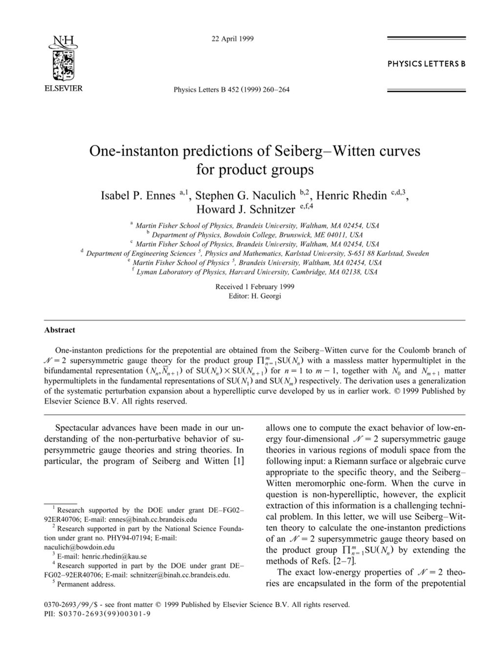 Miniature of One-instanton predictions of Seiberg-Witten curves for product groups