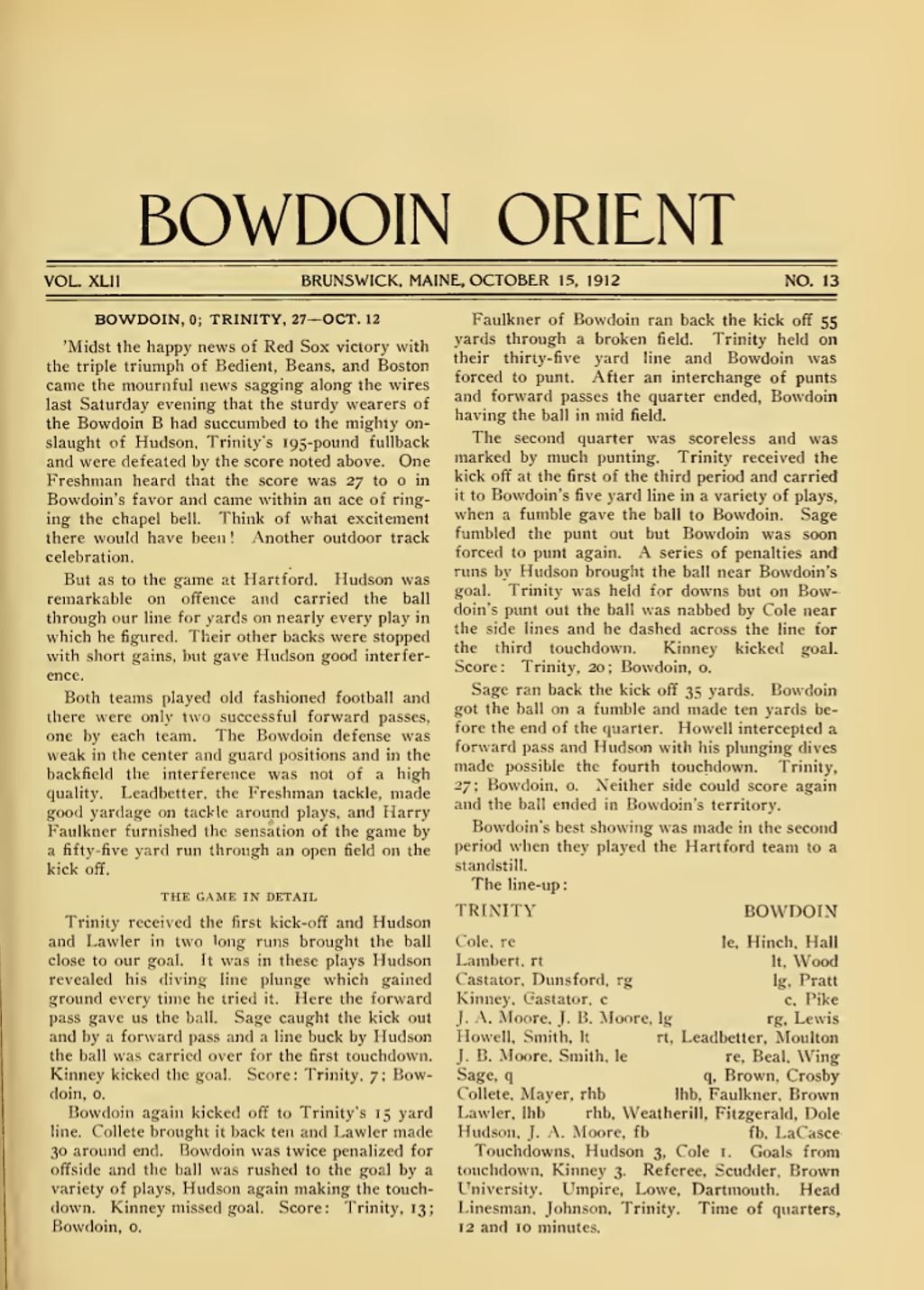 Miniature of Bowdoin Orient, v. 42, no. 13