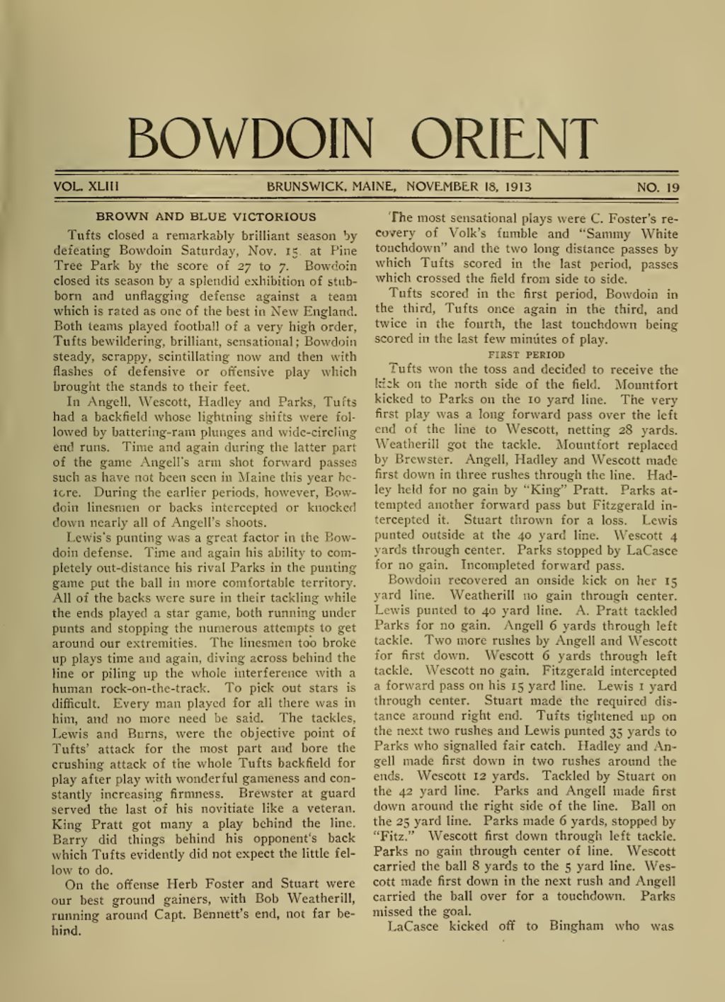 Miniature of Bowdoin Orient, v. 43, no. 19