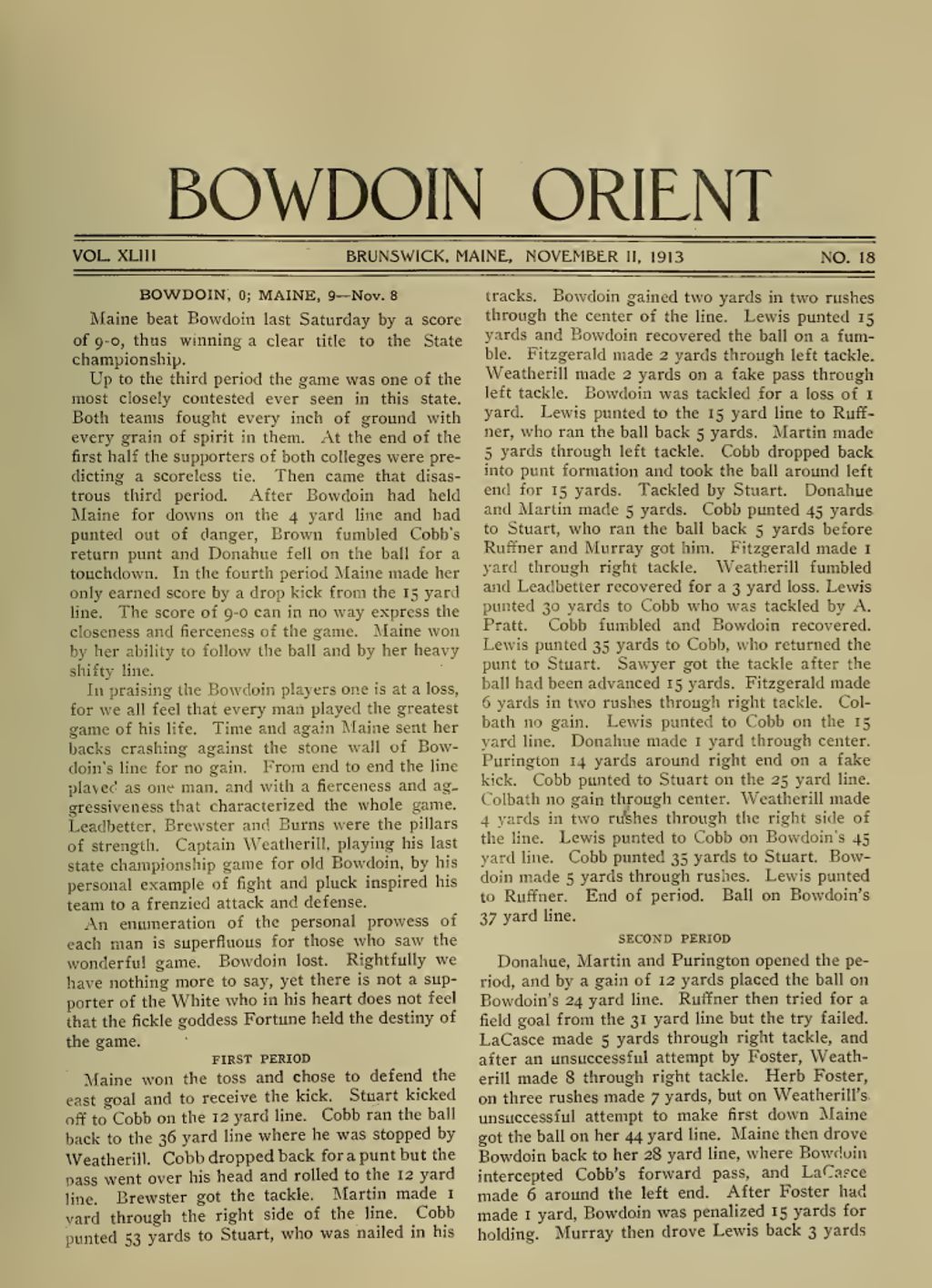 Miniature of Bowdoin Orient, v. 43, no. 18