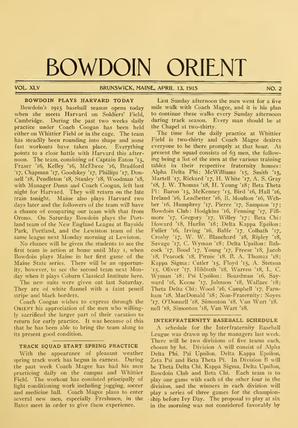 Miniature of Bowdoin Orient, v. 45, no. 2