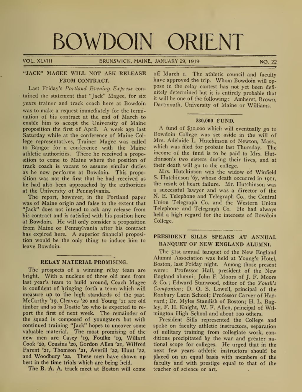 Miniature of Bowdoin Orient, v. 48, no. 20