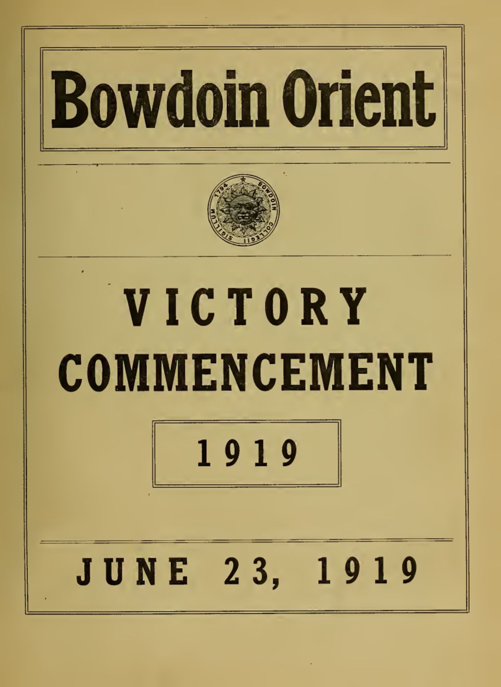 Miniature of Bowdoin Orient, v. 49, no. 10