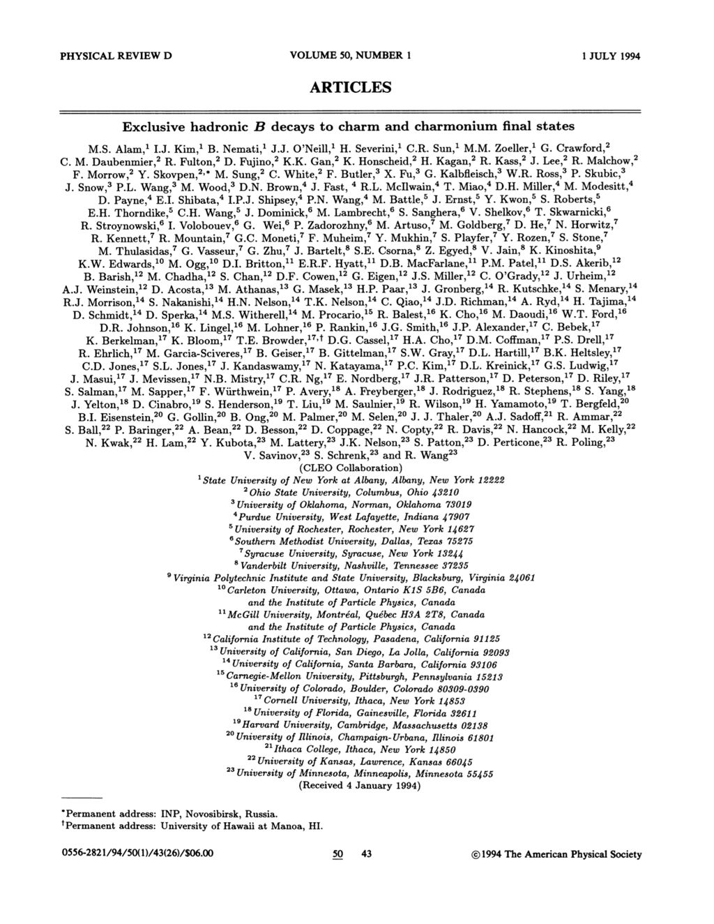 Miniature of Exclusive hadronic B decays to charm and charmonium final states