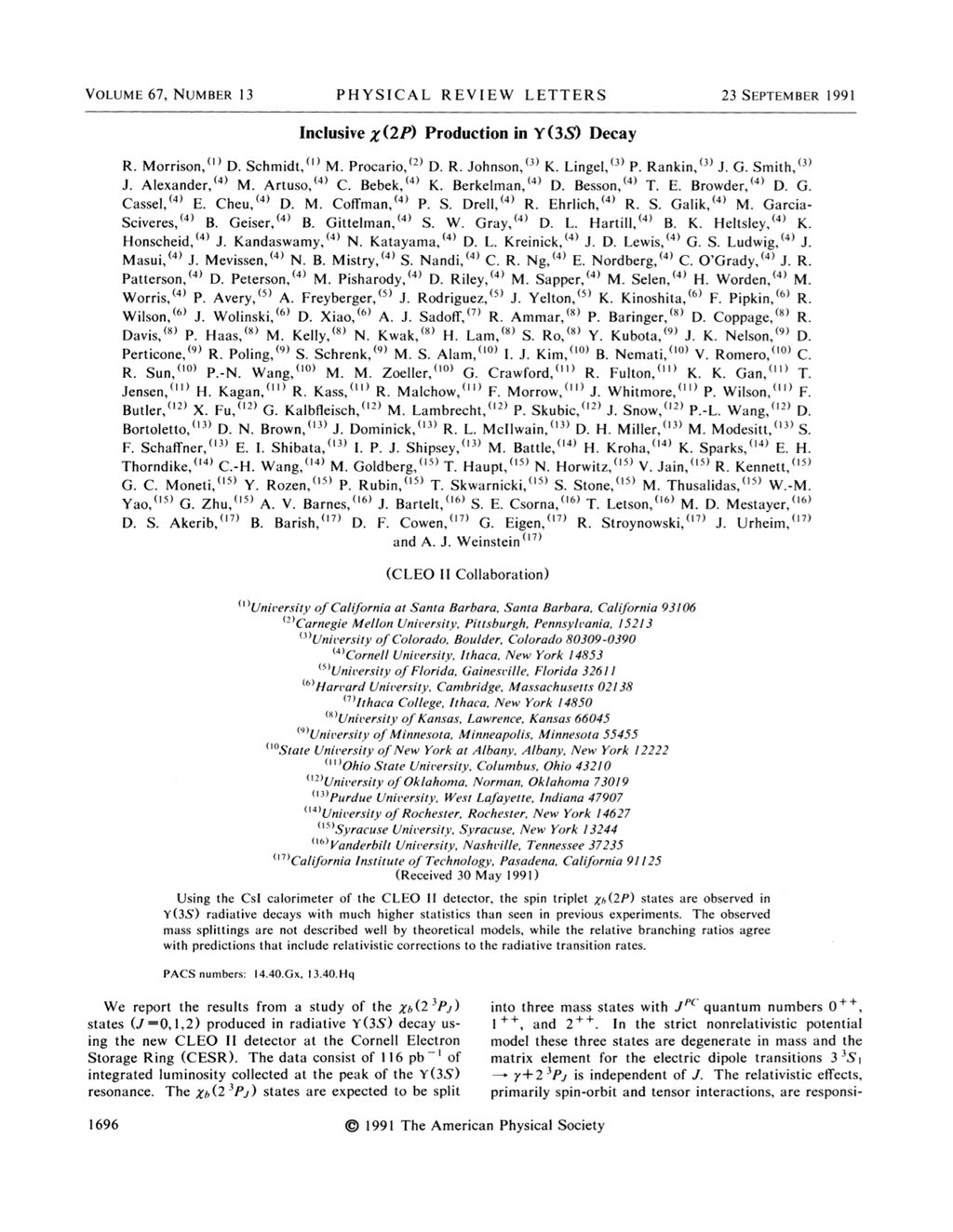 Miniature of Inclusive (2P) production in (3S) decay