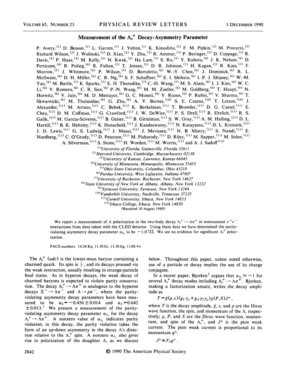 Miniature of Measurement of the c+ decay-asymmetry parameter