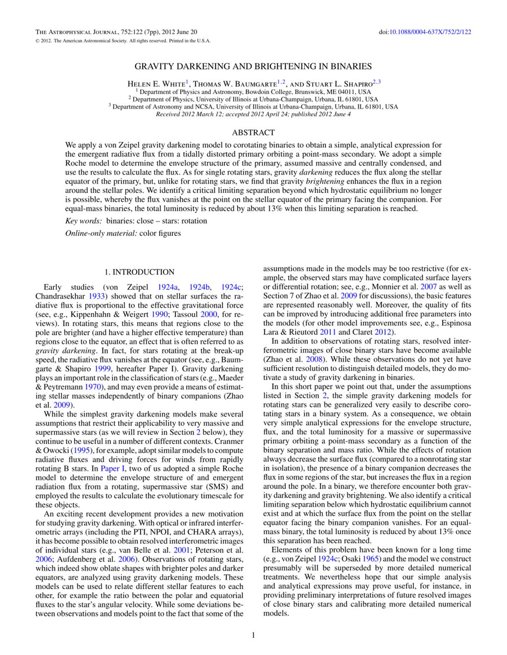 Miniature of Gravity darkening and brightening in binaries