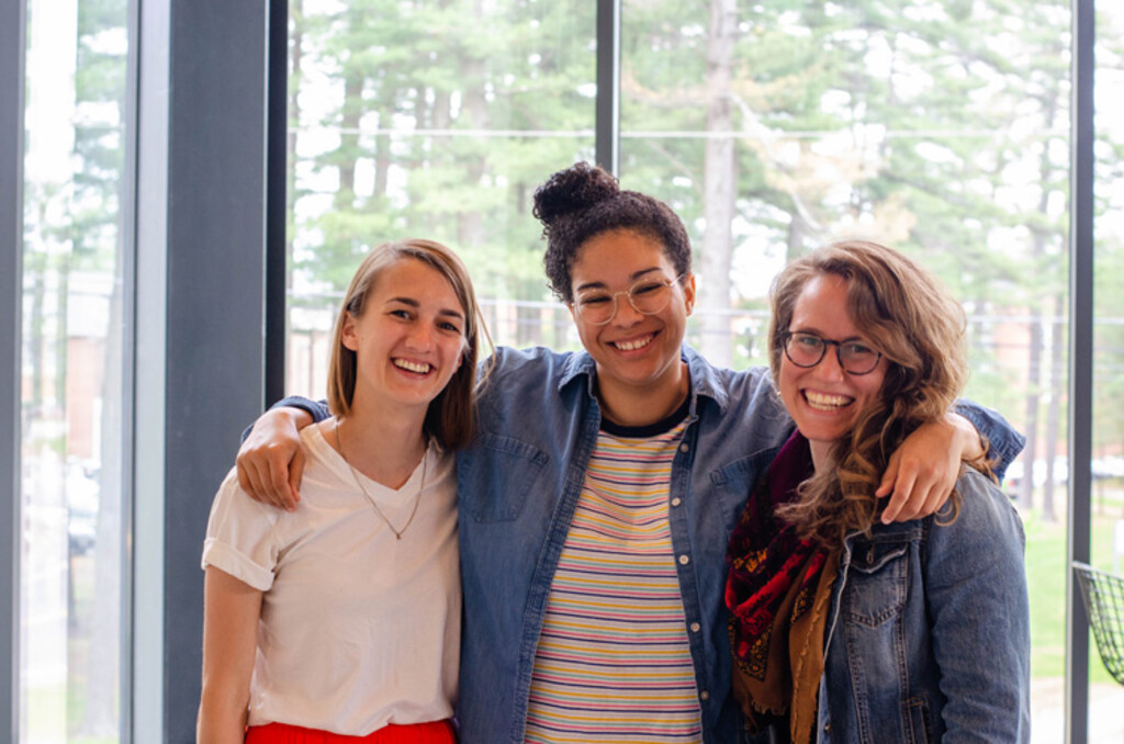 Miniature of Interview with Emma Johnson (Class of 2014), Chelsea Shaffer (Class of 2014), and Hannah Tennent (Class of 2014) with Emma Kellogg