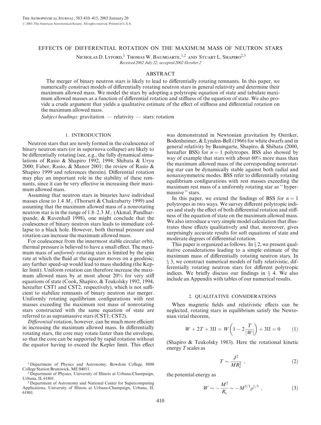 Miniature of Effects of differential rotation on the maximum mass of neutron stars