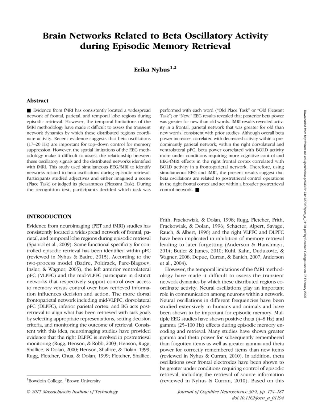 Miniature of Brain_Networks_Related_to_Beta_Oscillatory_Activity_during_Episodic_Memory_Retrieval