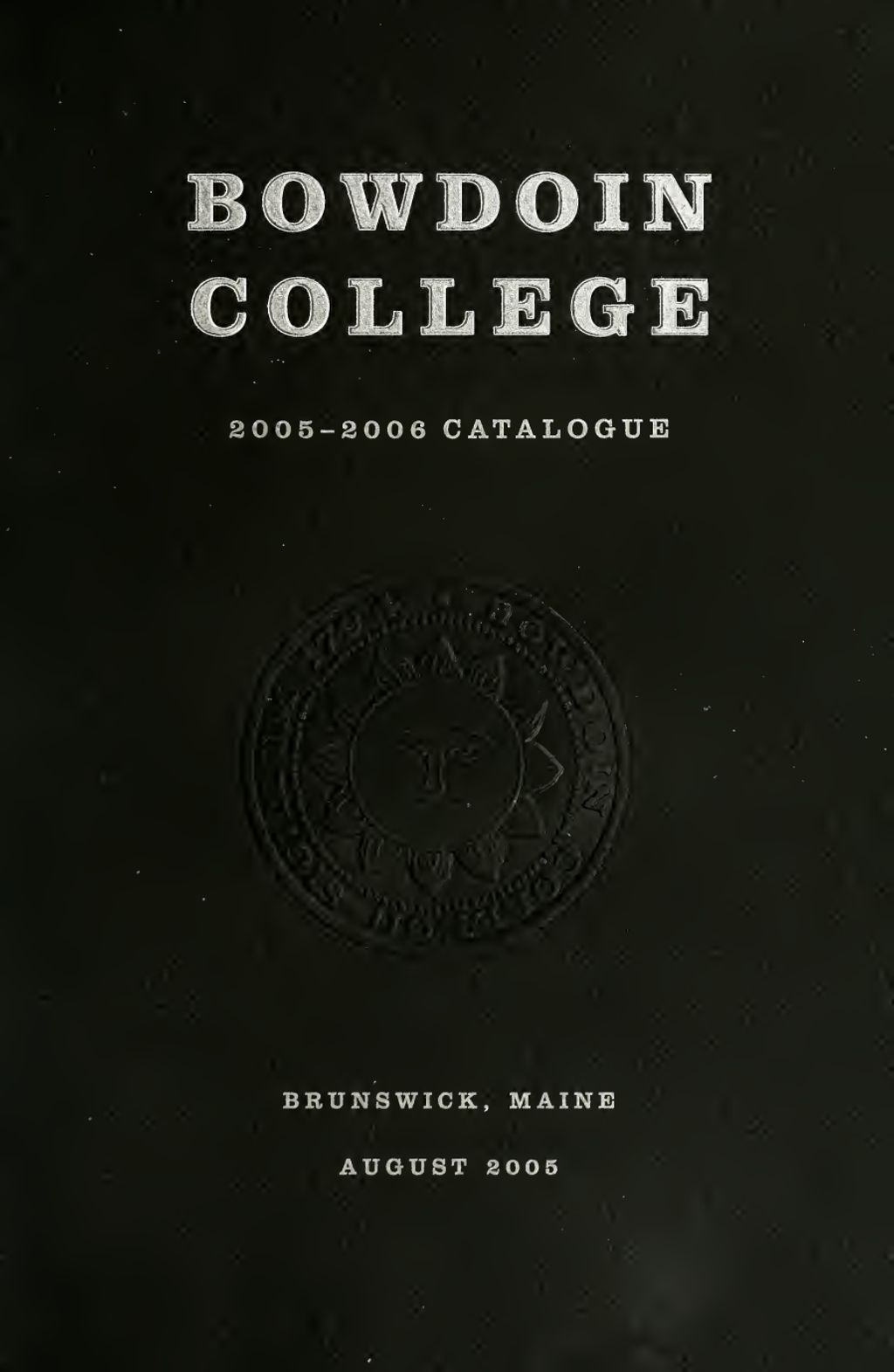 Miniature of Bowdoin College Catalogue (2005-2006)