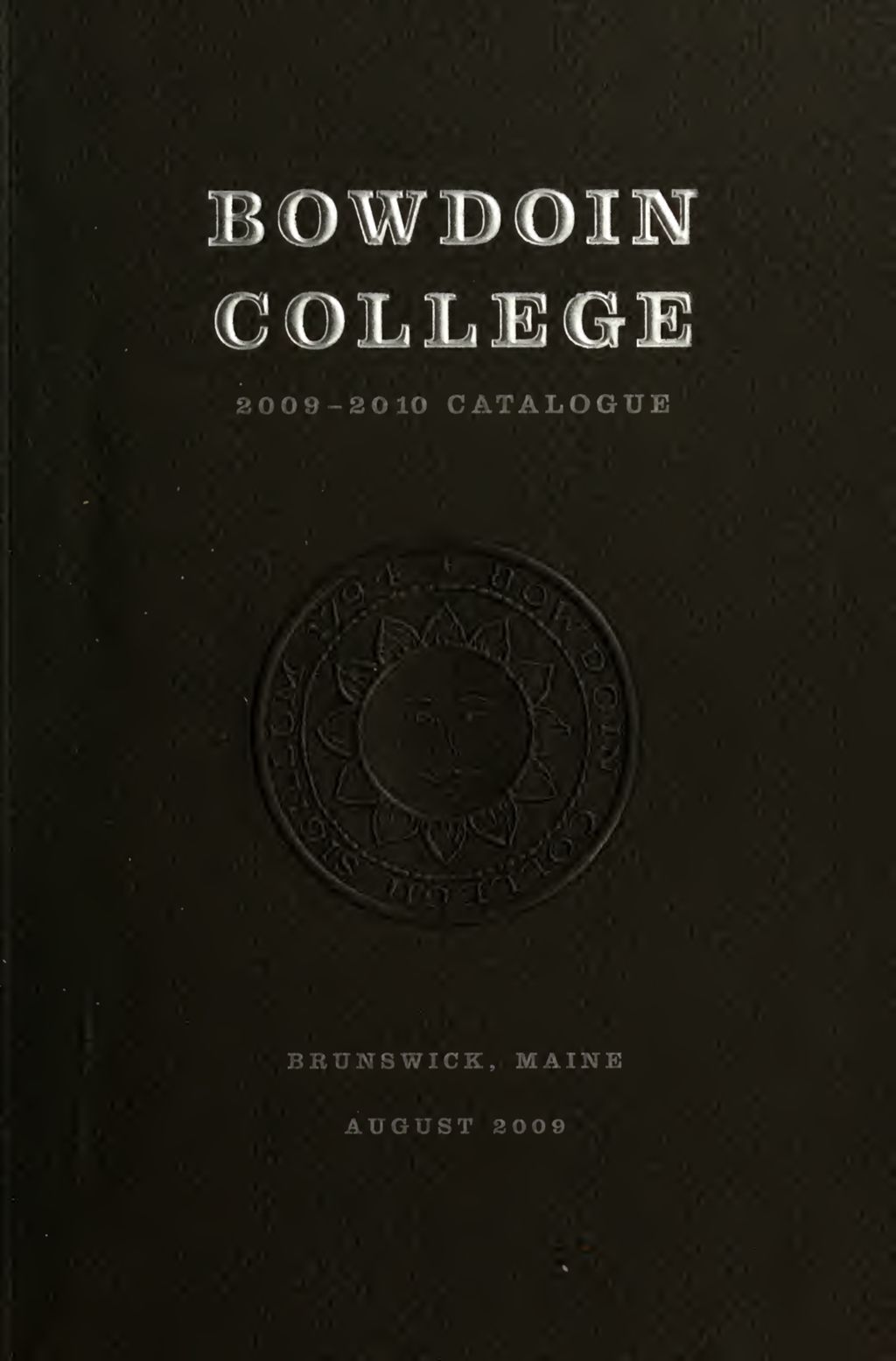 Miniature of Bowdoin College Catalogue (2009-2010)