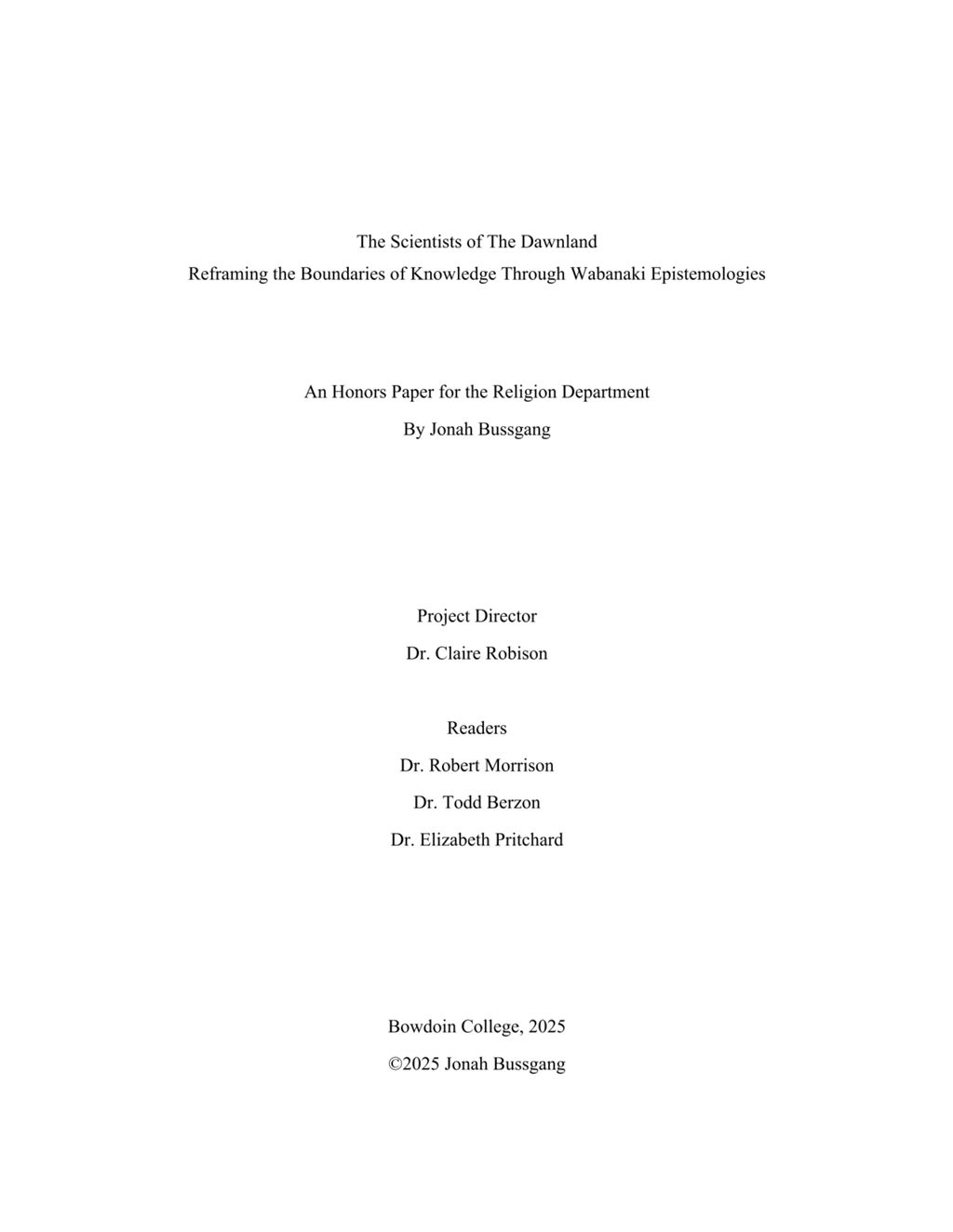 Miniature of The Scientists of The Dawnland: Reframing the Boundaries of Knowledge Through Wabanaki Epistemologies