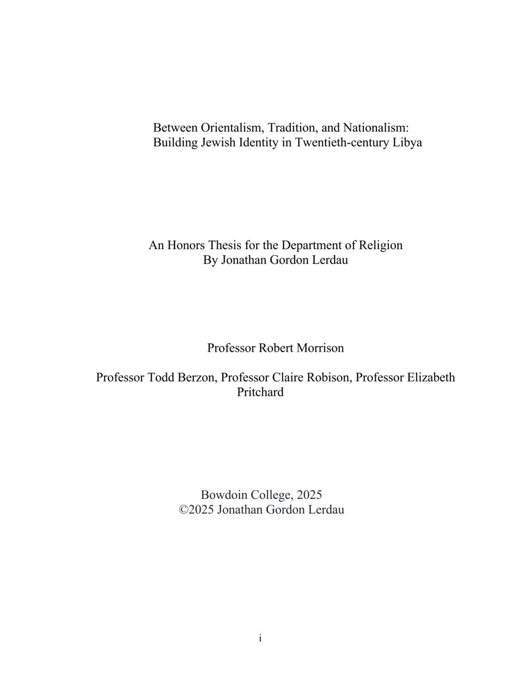 Miniature of Between Orientalism, Tradition, and Nationalism:
Building Jewish Identity in Twentieth-century Libya