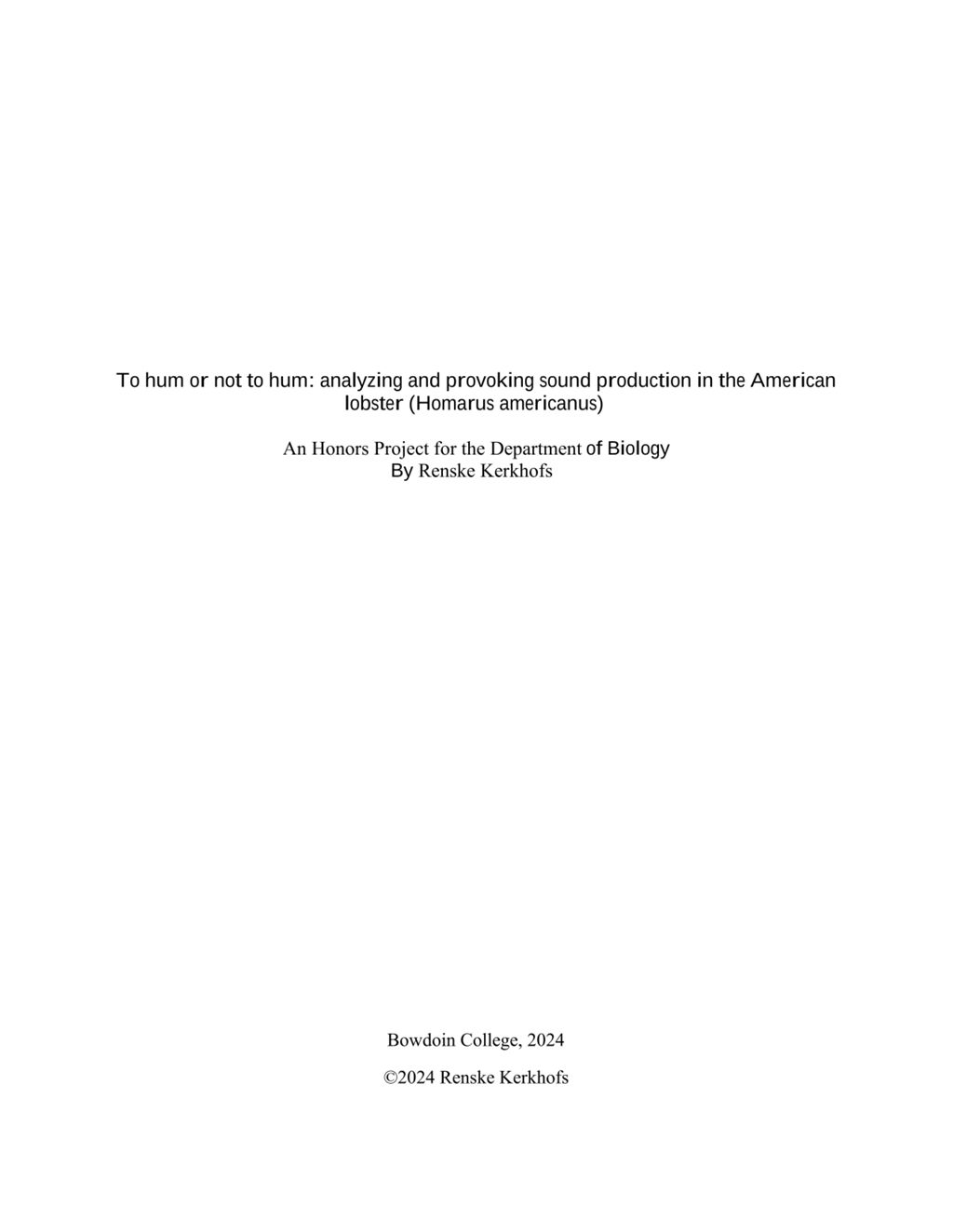 Miniature of To hum or not to hum: analyzing and provoking sound production in the American lobster (Homarus americanus)