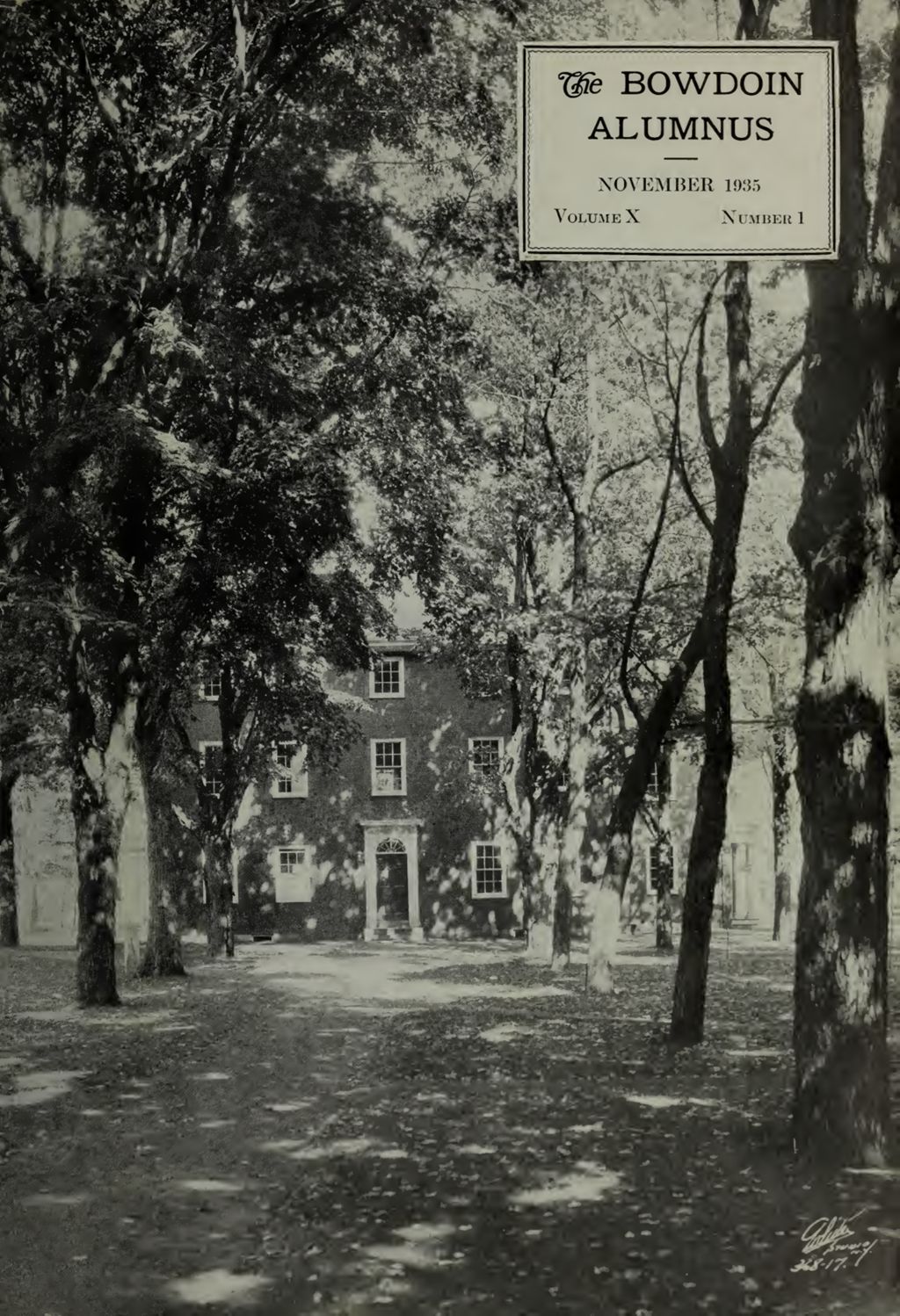 Miniature of Bowdoin Alumnus Volume 10 (1935-1936)