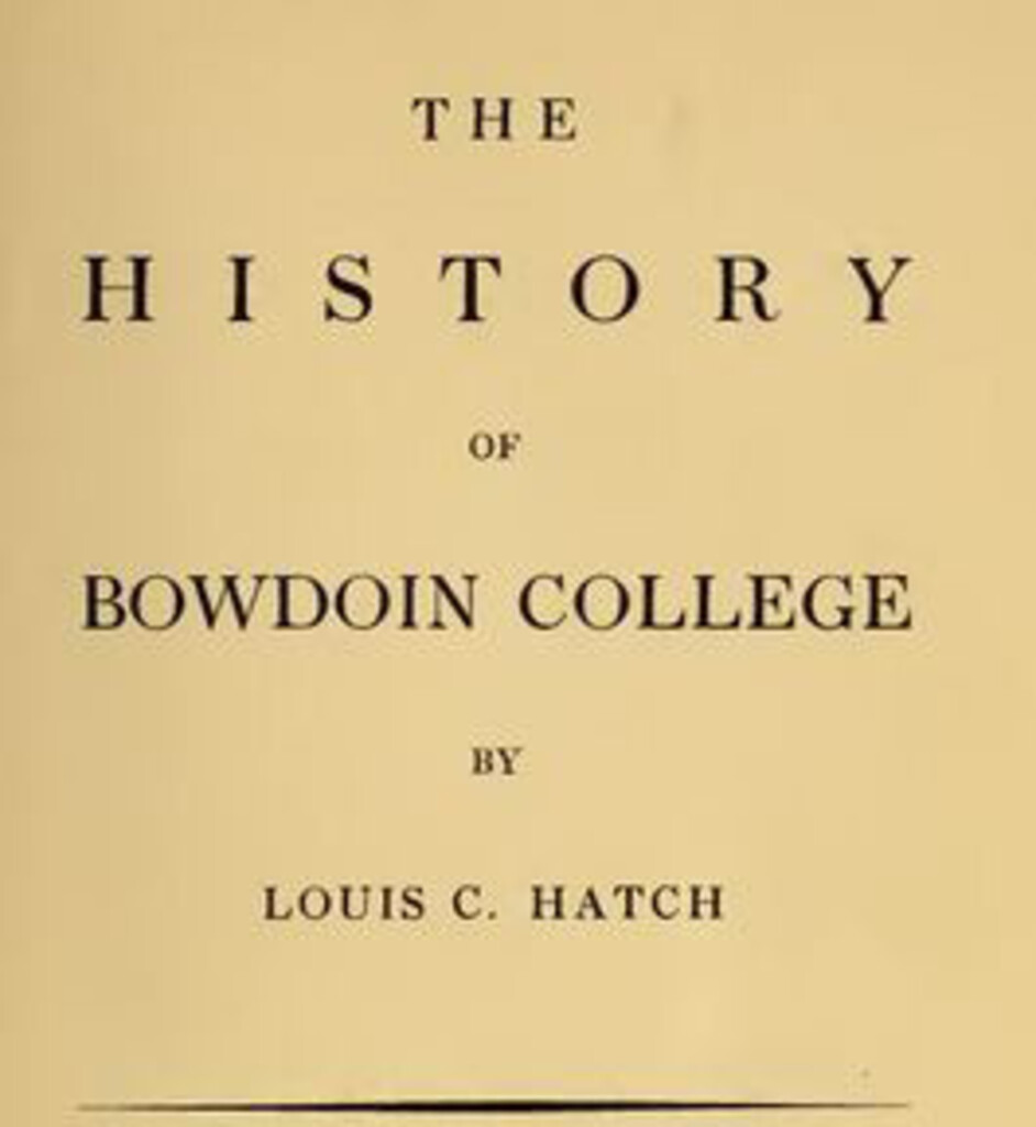 Miniature of The History of Bowdoin College