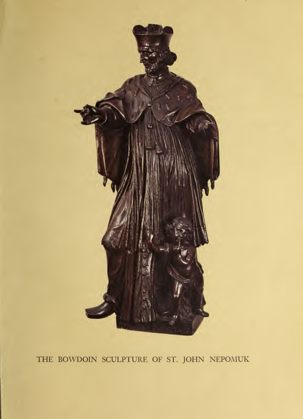 Miniature of Bowdoin Sculpture of St. John Nepomuk