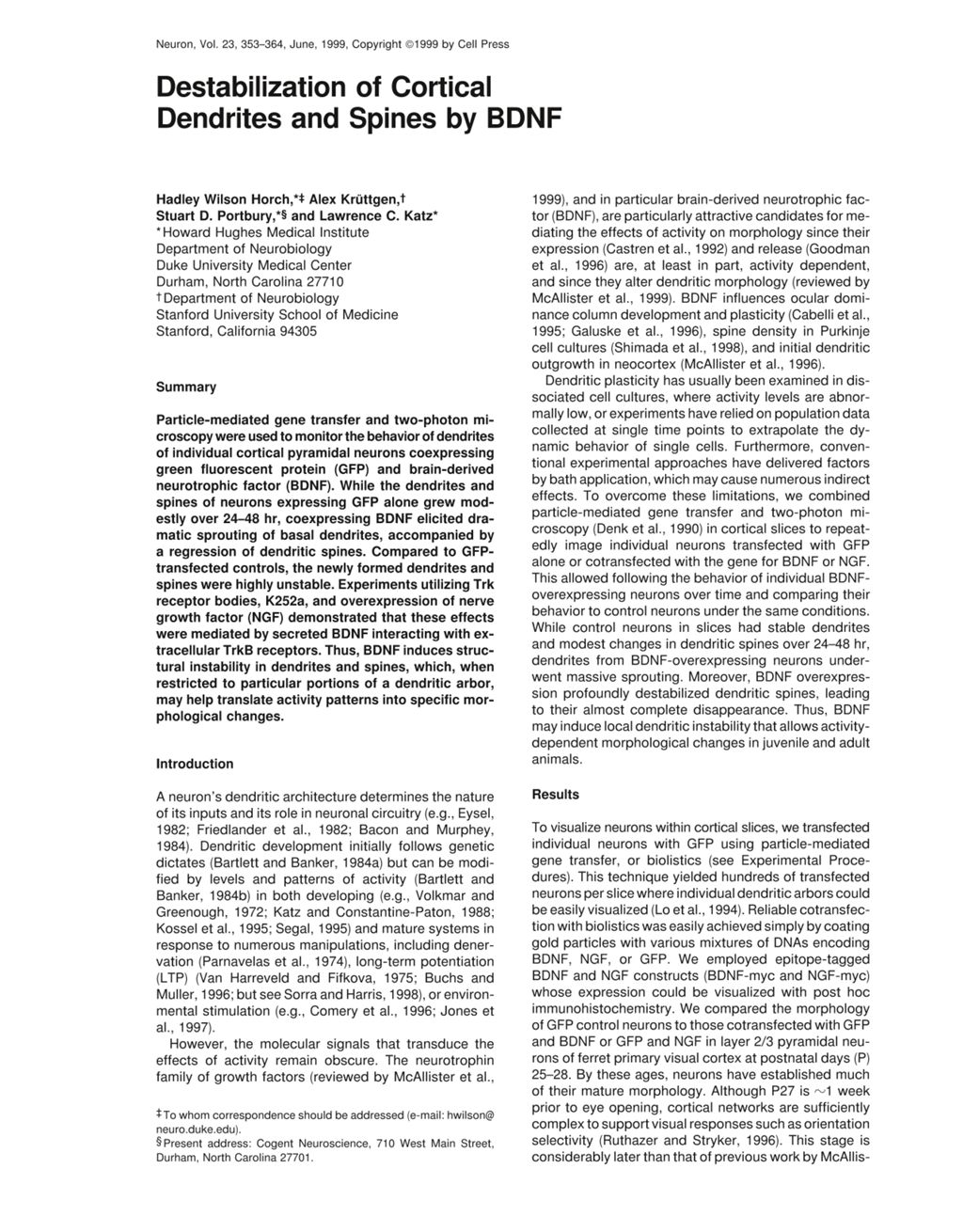 Miniature of Destabilization of cortical dendrites and spines by BDNF